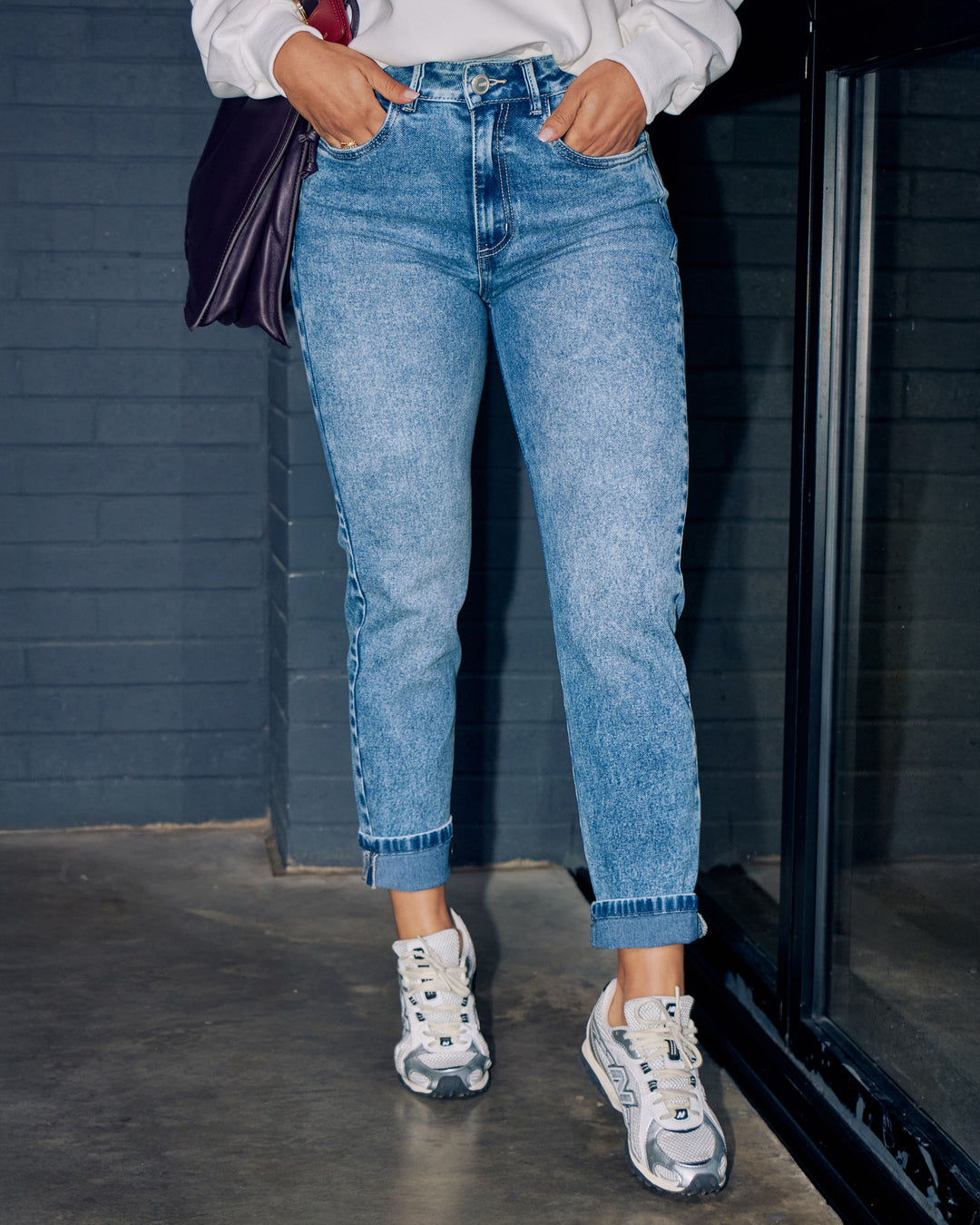 PANTALON DAMA MOMFIT TIRO ALTO REF. 18018-1