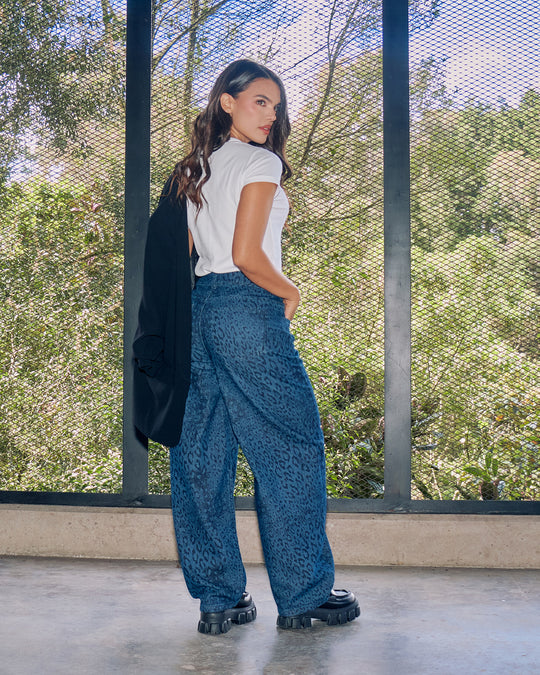 PANTALON DAMA BALLON TIRO ALTO REF. 18139