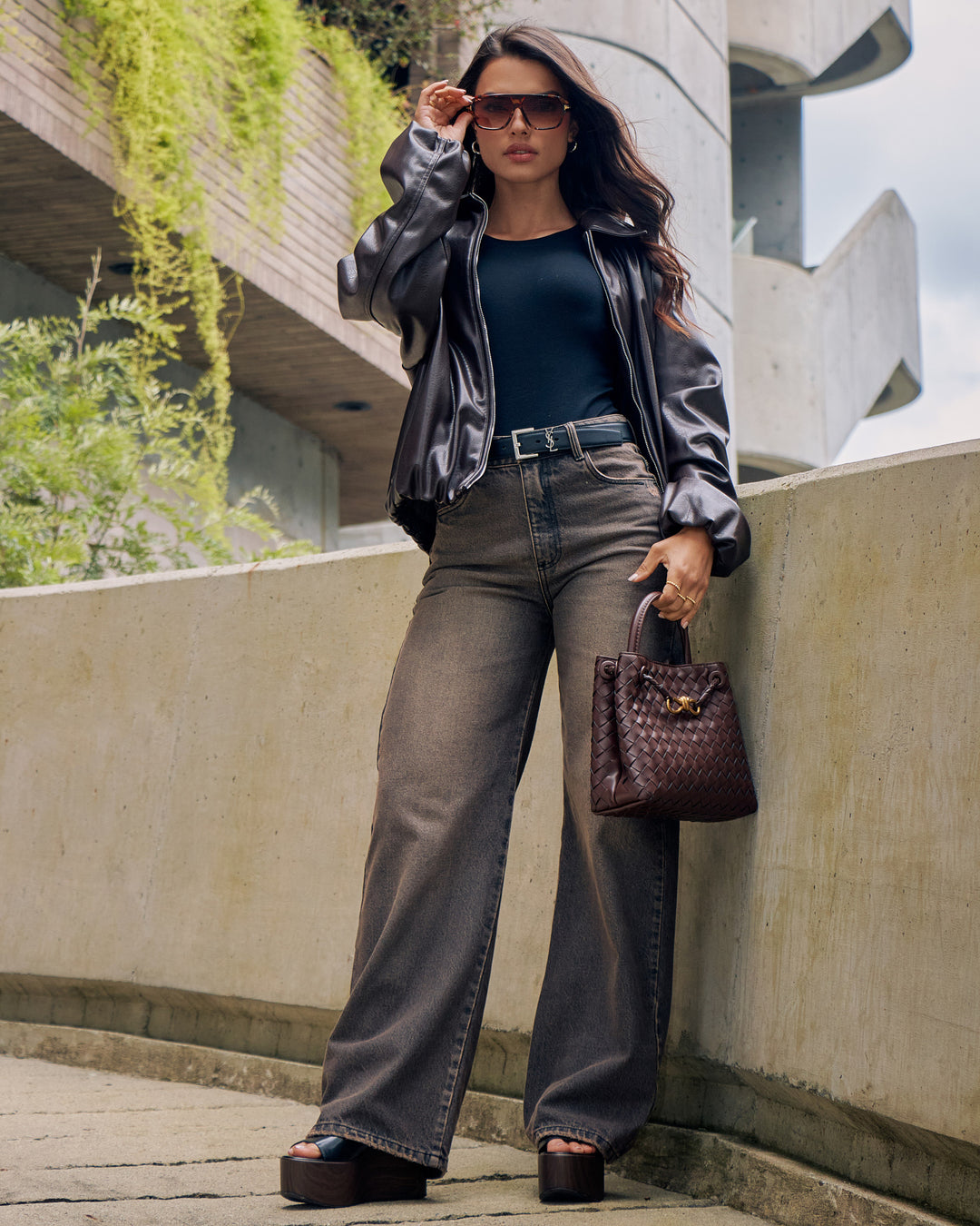 PANTALON DAMA WIDE LEG TIRO ALTO REF. 18142