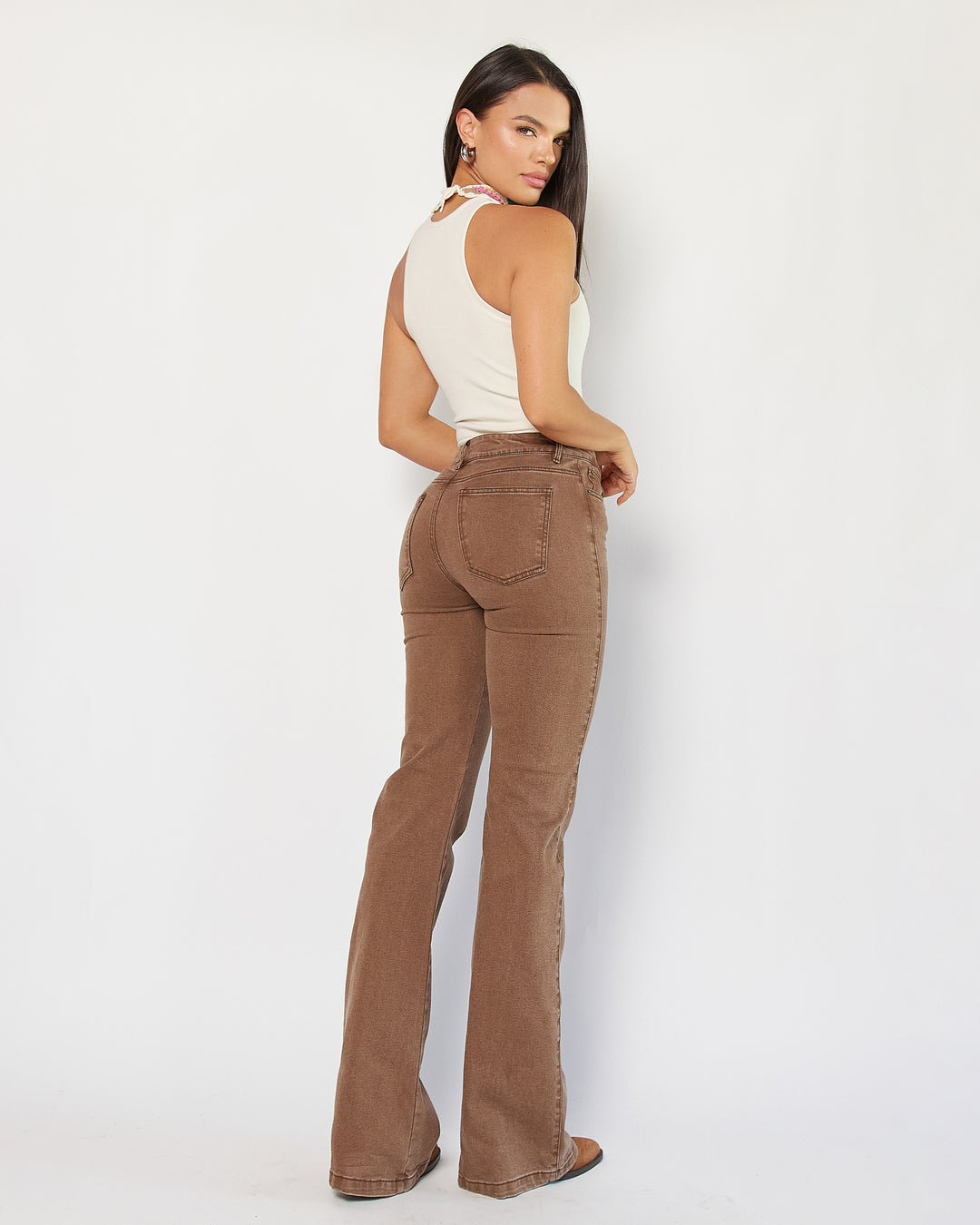 JEAN DAMA BOTA FLARE TIRO ALTO REF. 18311