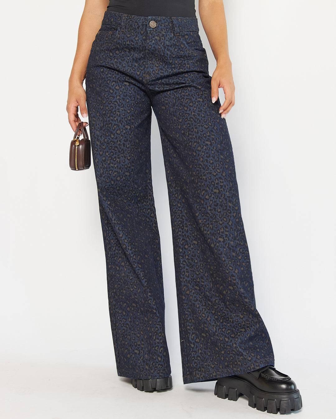 PANTALON DAMA WIDE LEG TIRO ALTO REF. 18324