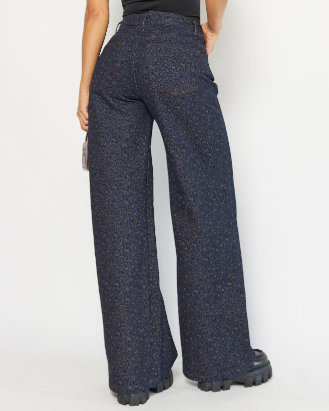PANTALON DAMA WIDE LEG TIRO ALTO REF. 18324