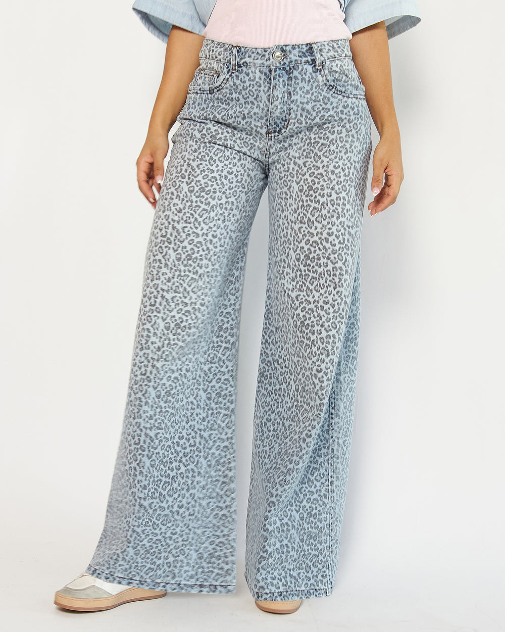 PANTALON DAMA WIDE LEG TIRO ALTO REF. 18344