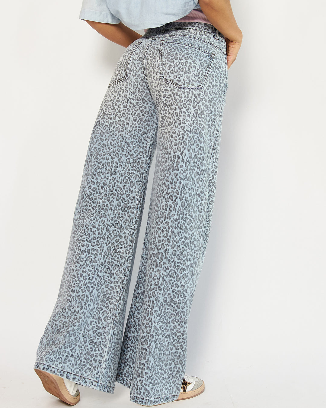 PANTALON DAMA WIDE LEG TIRO ALTO REF. 18344