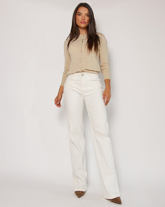 PANTALON DAMA BOTA RECTA TIRO ALTO REF. 18343-1