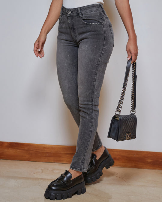 PANTALON DAMA SKINNY TIRO ALTO REF. 18176