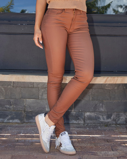 PANTALON DAMA SKINNY TIRO ALTO REF. 18319