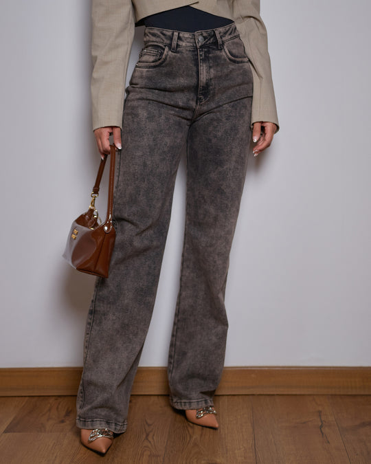 PANTALON DAMA BOTA RECTA TIRO ALTO REF. 18275