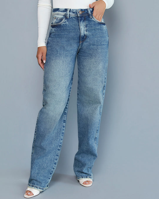 PANTALON DAMA BAGGY TIRO ALTO REF. 18409