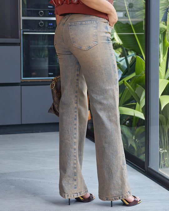 PANTALON DAMA BOTA RECTA TIRO ALTO REF. 18274-1