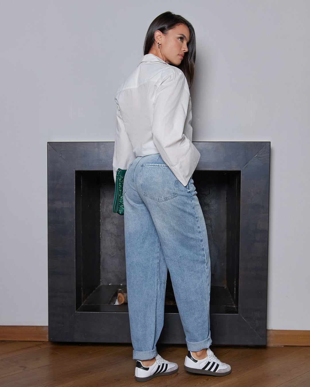PANTALON DAMA BALLON TIRO ALTO REF. 18106