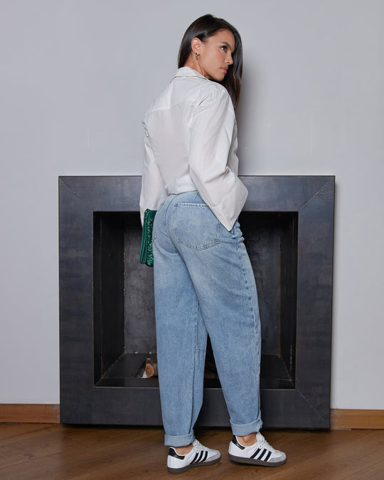 PANTALON DAMA BALLON TIRO ALTO REF. 18106
