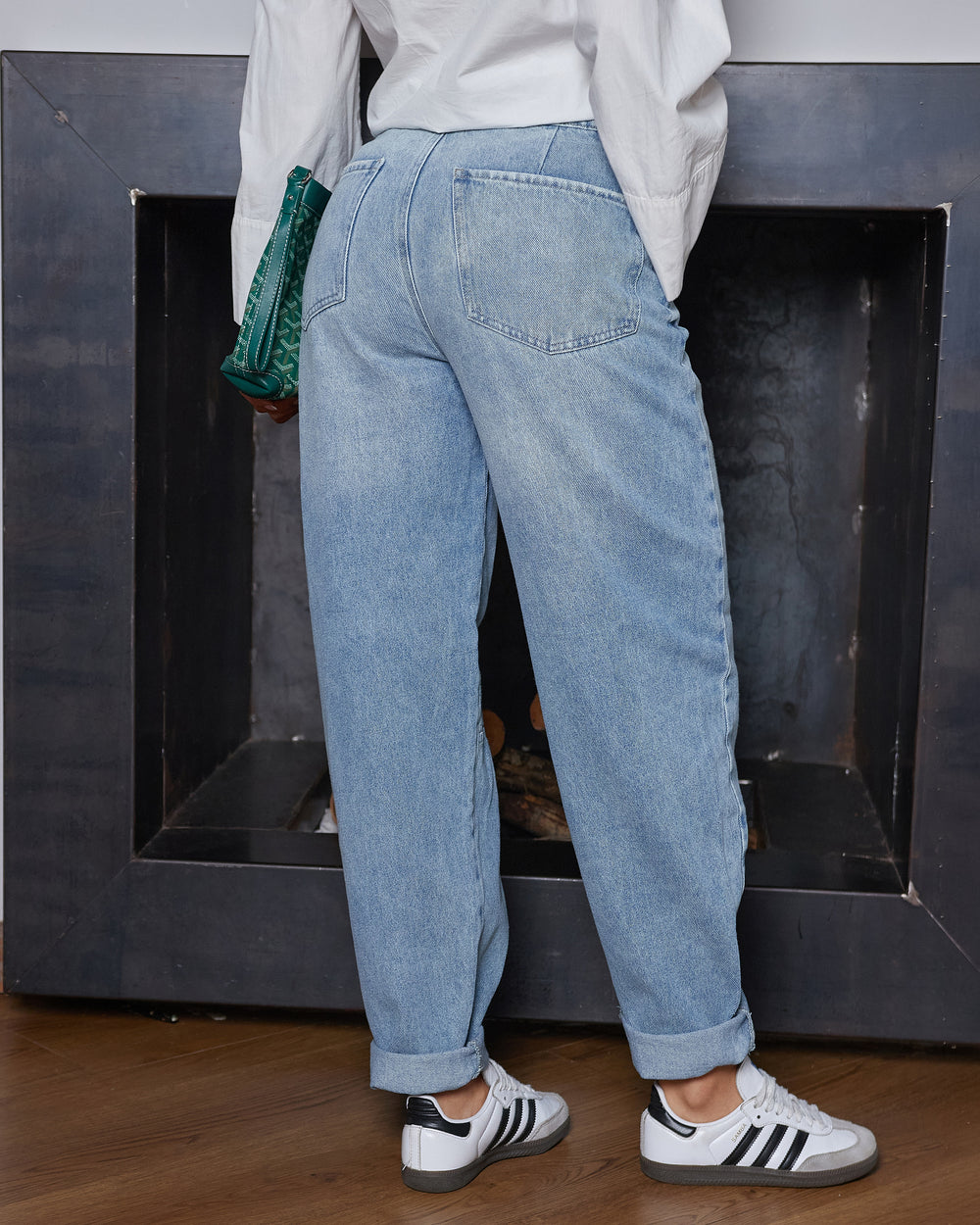 PANTALON DAMA BALLON TIRO ALTO REF. 18106
