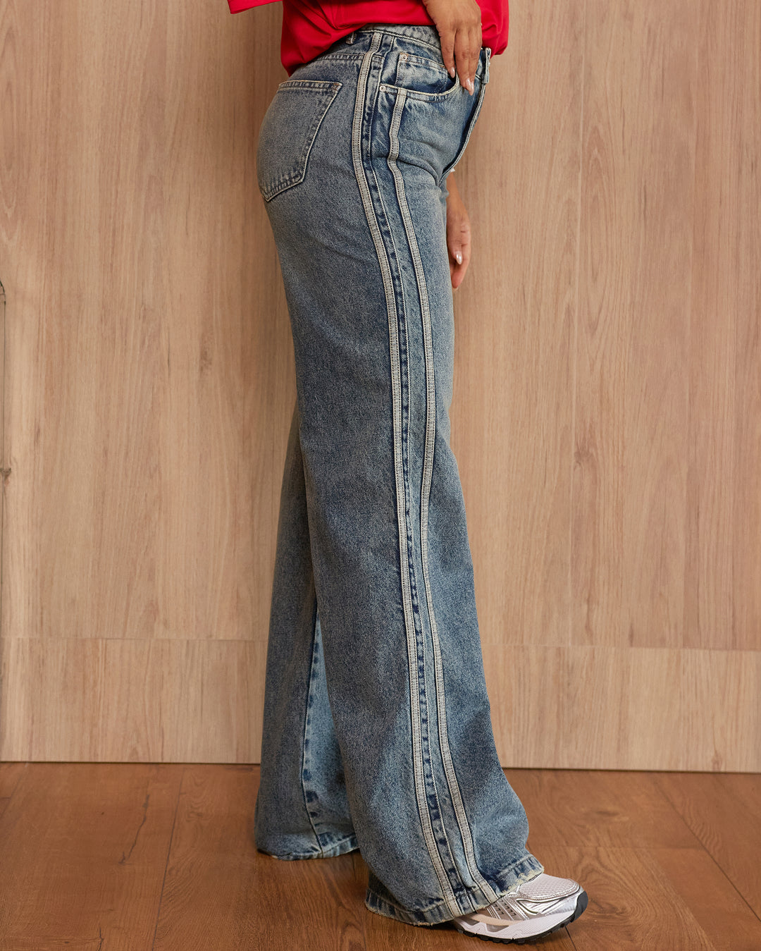PANTALON DAMA WIDE LEG TIRO ALTO REF. 18291-1