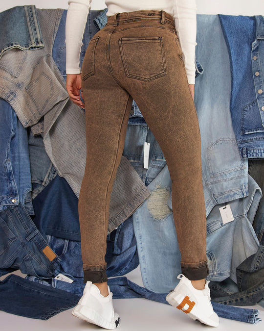 PANTALON DAMA SKINNY TIRO ALTO REF. 18148-1