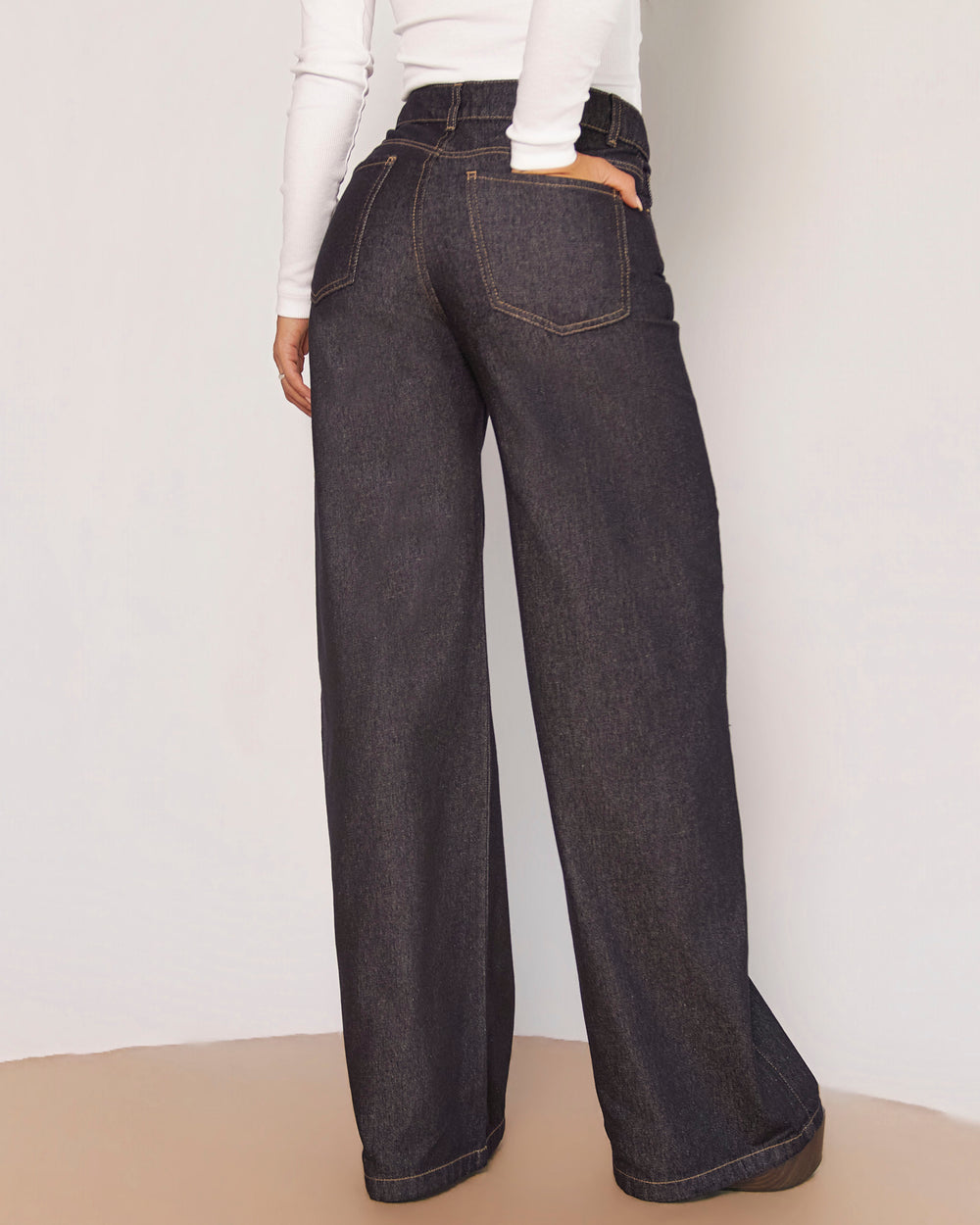 PANTALON DAMA WIDE LEG TIRO ALTO REF. 18383