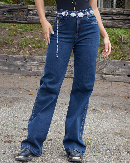 PANTALON DAMA WIDE LEG TIRO ALTO REF. 18326