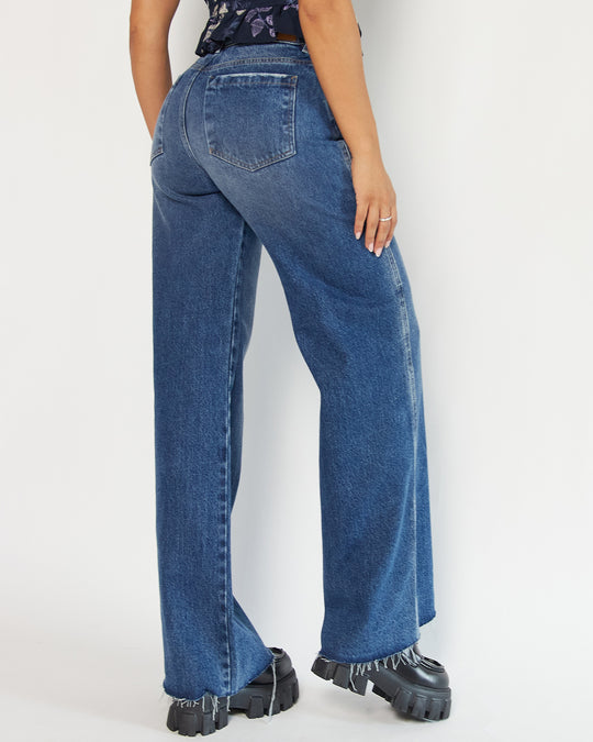 PANTALON DAMA WIDE LEG TIRO ALTO REF. 18173