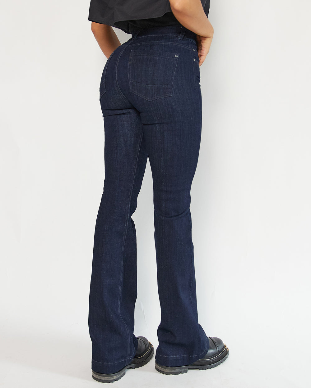JEAN DAMA BOTA FLARE TIRO ALTO REF. 18228