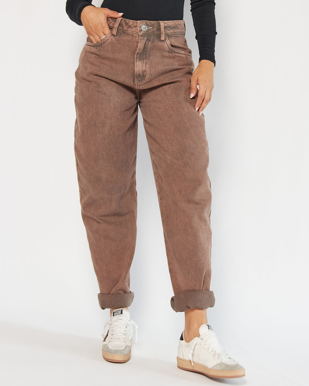 PANTALON DAMA BALLON TIRO ALTO REF. 18230