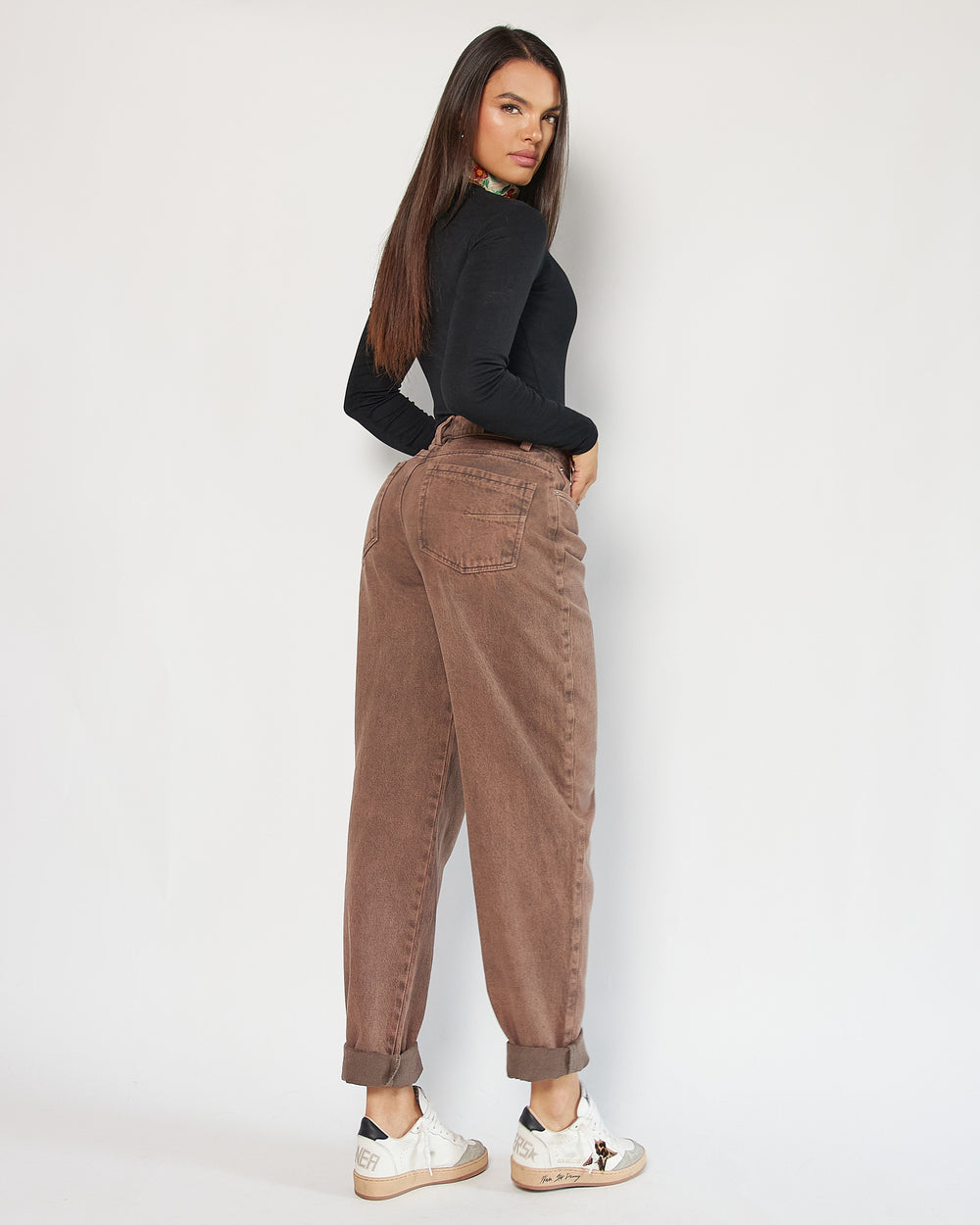 PANTALON DAMA BALLON TIRO ALTO REF. 18230