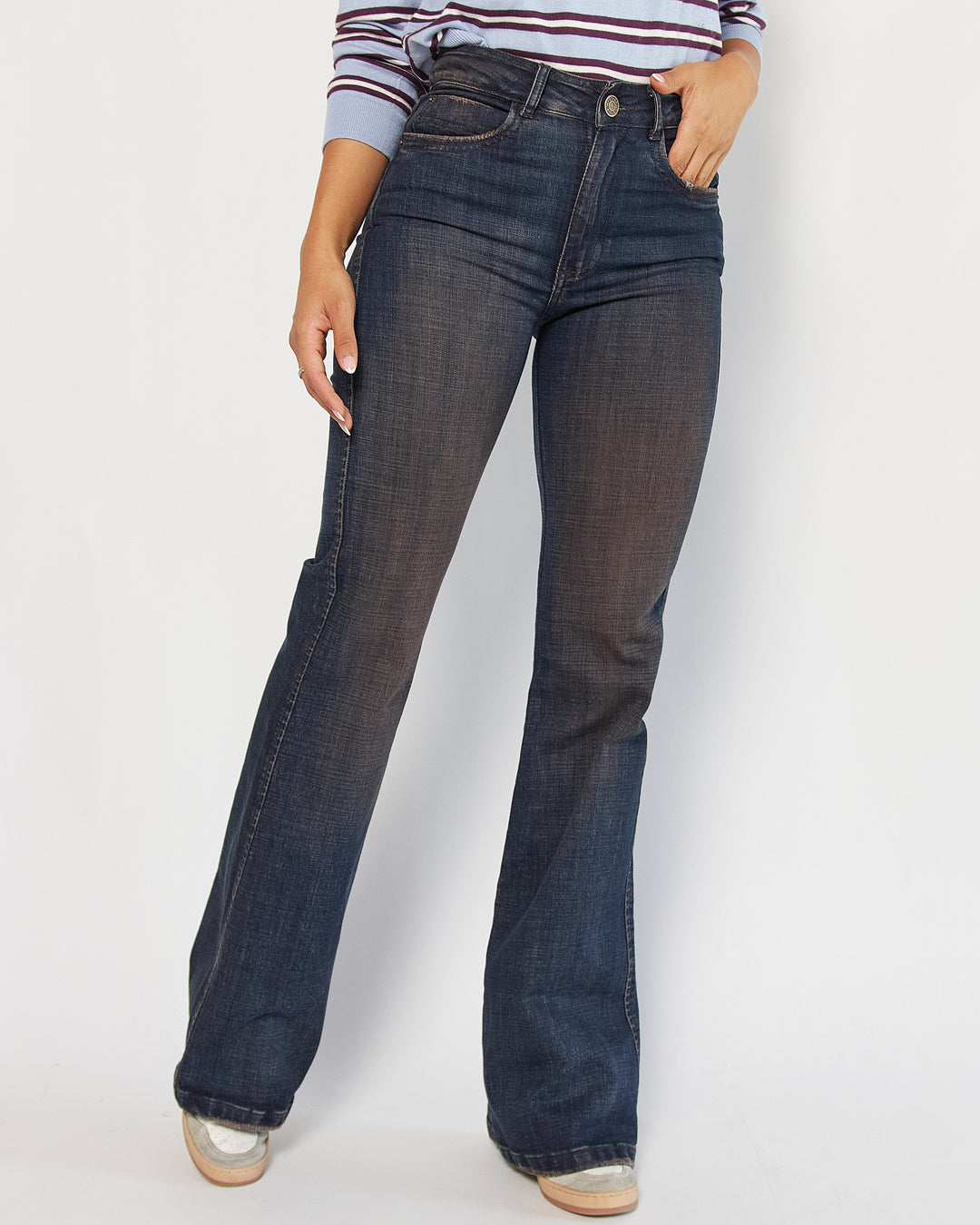 JEAN DAMA BOTA FLARE TIRO ALTO REF. 18278