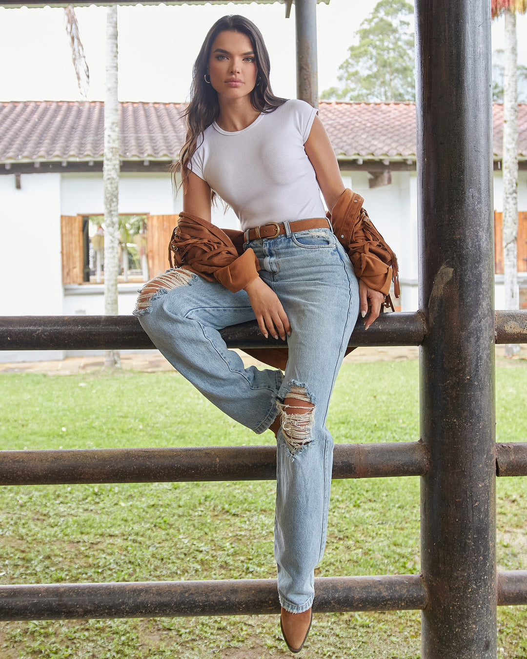 PANTALON DAMA BALLON TIRO ALTO REF. 18247